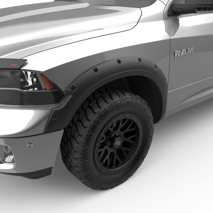 EGR 09+ Compatible with Dodge Ram LD Bolt-On Look Fender Flares Set Matte 792655