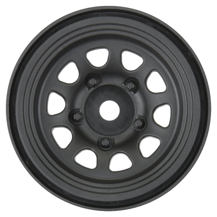 Pro-Line Racing 1/10 Keystone Front/Rear 1.55" 12mm Rock Crawler Wheels 2 Black PRO279703