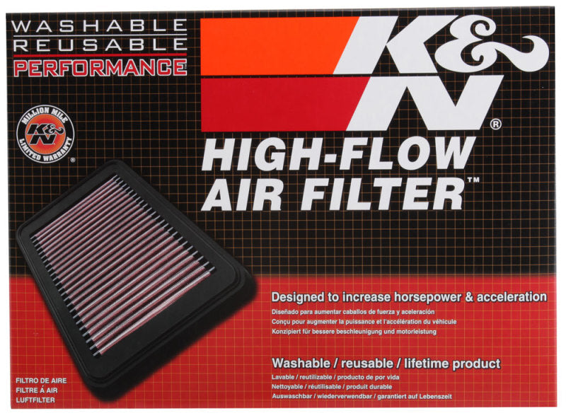 K&N 17-18 Hyundai Santa Fe Sport L4-2.4L F/I Drop In Air Filter 33-5075