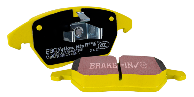 EBC 04-05 Fits Mitsubishi Lancer EVO 8 2.0T (FQ400 W/Alcon Caliper) Yellowstuff Front Brake Pads DP4063R