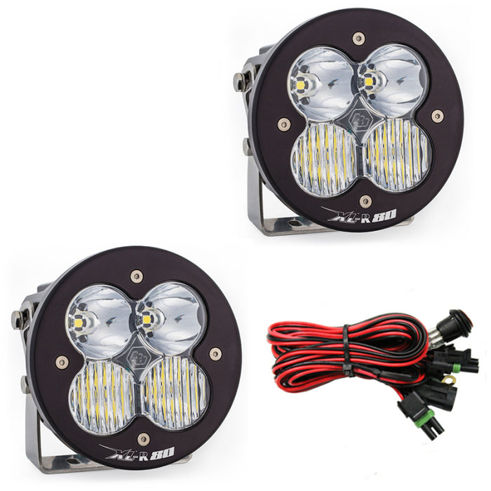 Baja Designs XL R 80 Series Driving Combo Pattern Pair LED Light Pods 767803