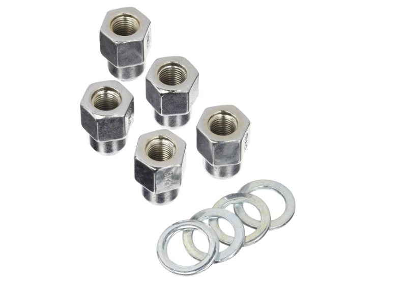 Weld Open End Lug Nuts w/Centered Washers 7/16in. RH 5pk. 601-1454