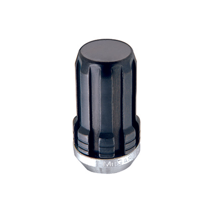 McGard SplineDrive Lug Nut (Cone Seat) M14X1.5 / 1.648in. Length (4-Pack) Black (Req. Tool) 65315BK