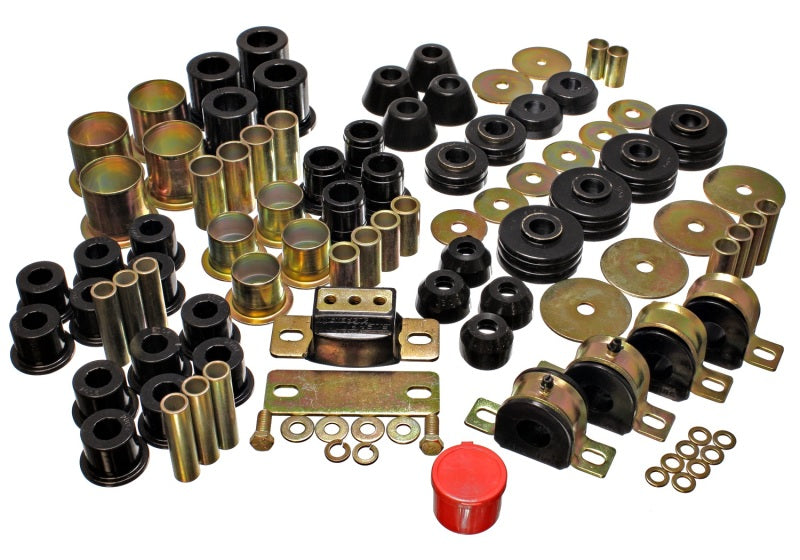 Energy Suspension 73-80 Chevrolet / GMC 2WD 1/2 Ton Pickup Black Hyper-flex Master Bushing Set 3.18109G