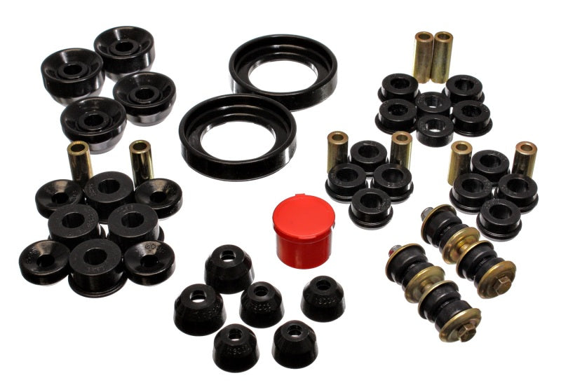 Energy Suspension 90-93 Honda Accord/Odyssey Black Hyper-Flex Master Bushing Set 16.18108G