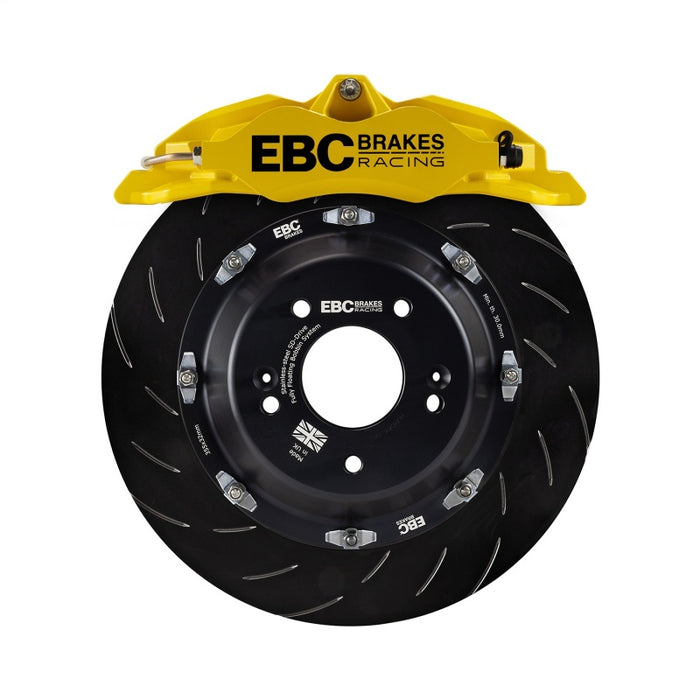 EBC Racing 12-20 Audi A3 (8V) 1.8T Yellow Apollo-4 Calipers 330mm Rotors Front Big Brake Kit BBK005YEL-1