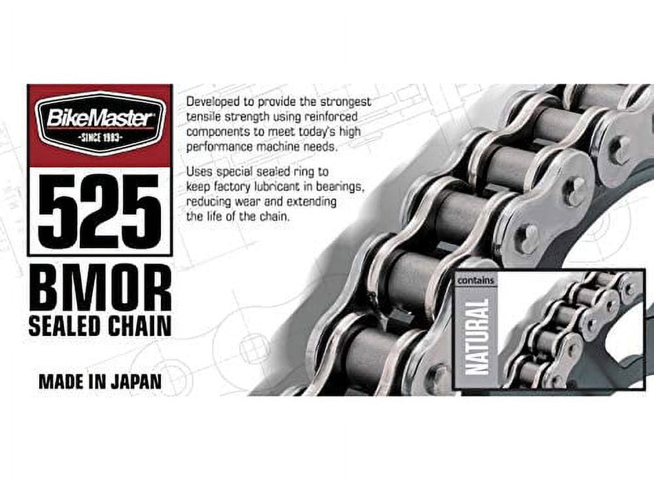 BikeMaster 525x120 BMOR O-Ring Chain Black/Chrome 197259