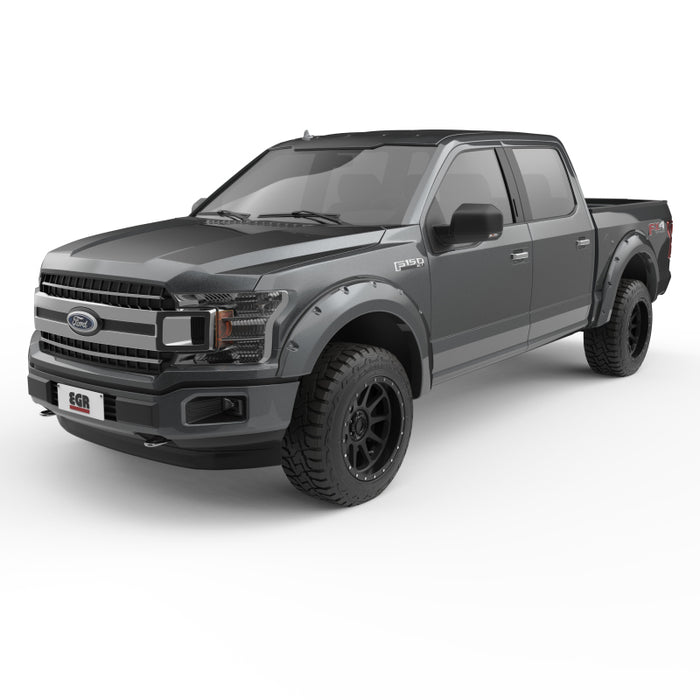 EGR 15+ Ford F150 Bolt-On Look Color Match Fender Flares Set Magnetic 793474-J7