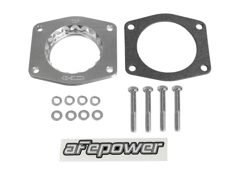 aFe Silver Bullet Throttle Body Spacers BMW M3 (E36) 92-99 L6 3.0/3.2L *96-99 3.2L 50 State Legal* 46-31004