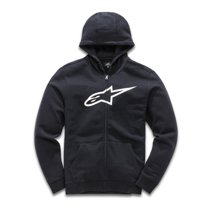 Alpinestars Youth Ageless Fleece Black/White Md 3038-53010-1020-M