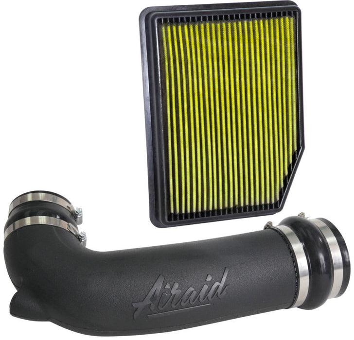 Airaid 19-20 Chevrolet Silverado 1500 V6-4.3L Jr Intake Kit Oiled / Yellow Media 204-795