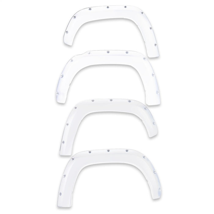 EGR 09+ Compatible with Dodge Ram LD Bolt-On Look Color Match Fender Flares Set Bright White 792654-PW7