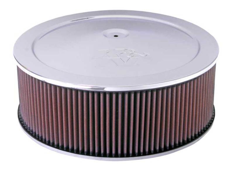 K&N 14in Red Custom Air Cleaner Assembly 5.125in ID x 14in OD x 6.625in H 60-1270