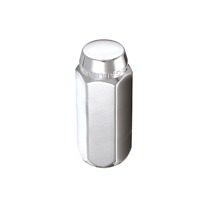 McGard Hex Lug Nut (Cone Seat) M12X1.75 / 13/16 Hex / 1.815in. Length (4-Pack) Chrome 64019