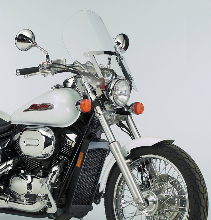 National Cycle 83-22 Harley XL/FXR/D/17-25 Hon/07+ Kaw Dakota 3 w/Low Turn Signals Windshield-Clr NC125A