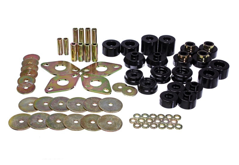 Energy Suspension 00-02 Toyota 4-Runner 2WD/4WD Black Body Mount Bushing Set 8.4110G