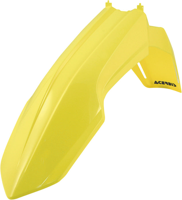 Acerbis Front Fender for 08-17 Suzuki RMZ450, Yellow, 2113640231, OSFA