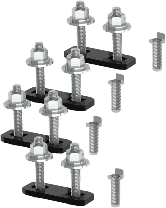 Rack and Box Mounting Fastener Kit, Black