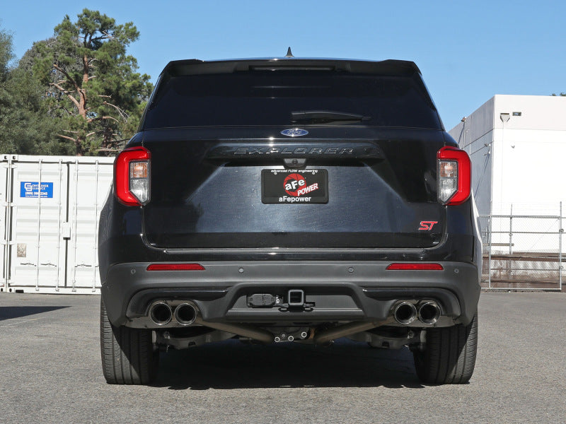 aFe MACH Force-Xp 2.5in. 304 SS C/B Exhaust 20-21 Ford Explorer V6-3.0L Polished Tip 49-33139-P