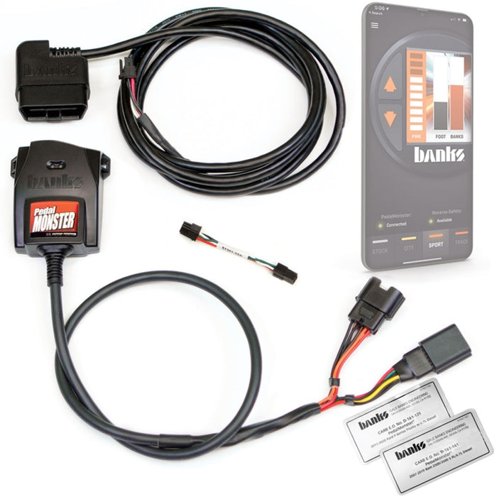 Banks Power Pedal Monster Kit (Stand-Alone) 07-19 RAM 2500/3500/11-20 Ford F-Series 6.7L Use w/Phone 64310-C