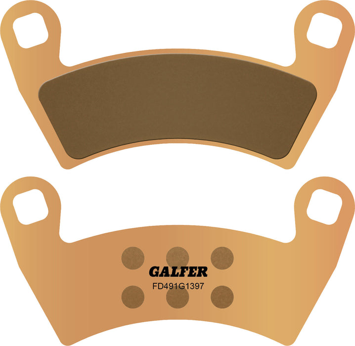 Galfer FD491G1397 HH Sintered Ceramic Brake Pad Polaris Ranger, RZR 2011-2018