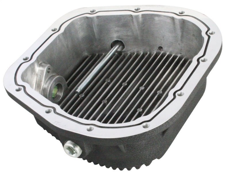 aFe Power Rear Diff Cover (Machined) 12 Bolt 9.75in 97-16 Ford F-150 w/ Gear Oil 4 QT 46-70152-WL