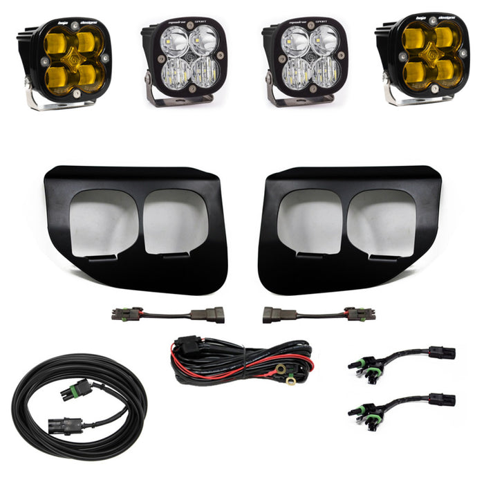 Baja Designs Ford Super Duty (20-On) Fog Lights Dual FPK Amber SAE/Sport DC Baja Designs 447739