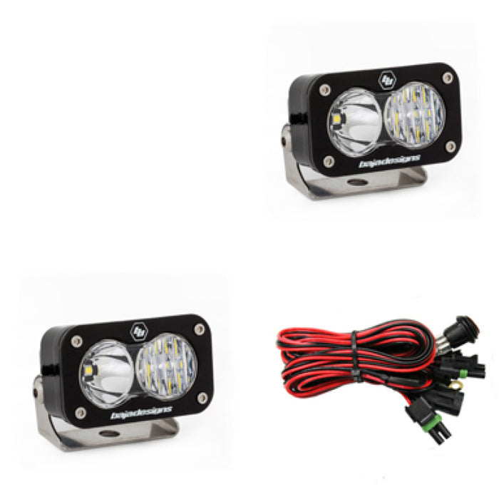 Baja Designs S2 Pro Series LED Light Pods Driving Combo Pattern Pair 487803