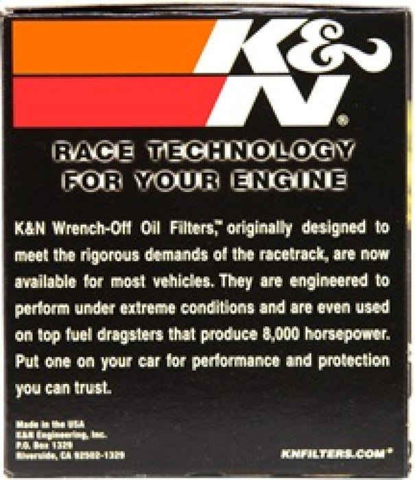 K&N 87-92 Supra Non-Turbo / 99-04 Grand Cherokee 4.0 Performance Gold Oil Filter HP-2004