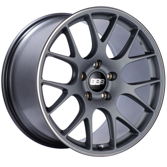 BBS CH-R 20x11.5 5x130 ET65 CB71.6 Satin Titanium Polished Rim Protector Wheel CH137TIPO