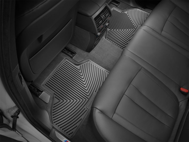 WeatherTech 2014+ BMW X5 Rear Rubber Mats Black W326