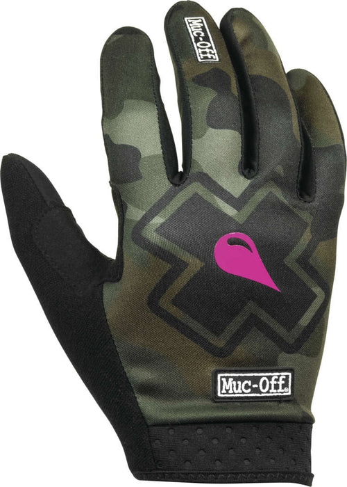 Muc-Off Rider Mens MTB MX Offroad Gloves Camo LG