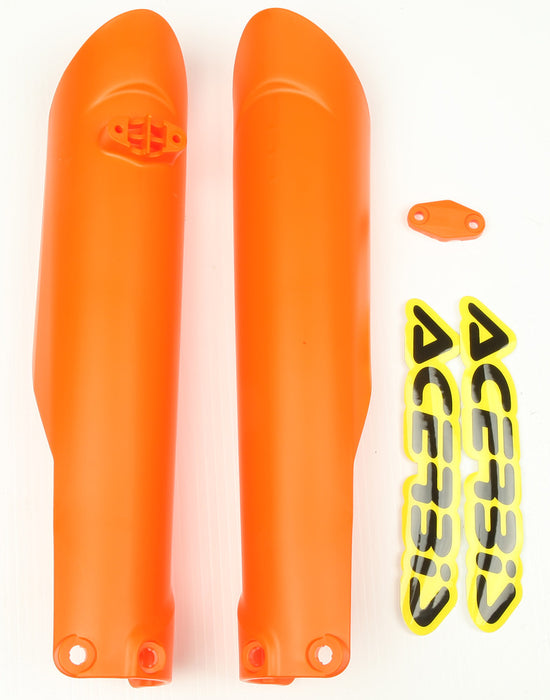 Acerbis Fork Cover Set (16+ Orange) for 15-18 KTM 250SX