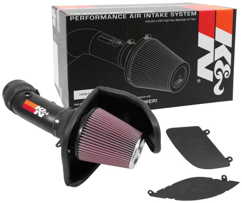 K&N 2017 Ford F250 V8-6.2L F/I Performance Air Intake Kit 77-2588KTK