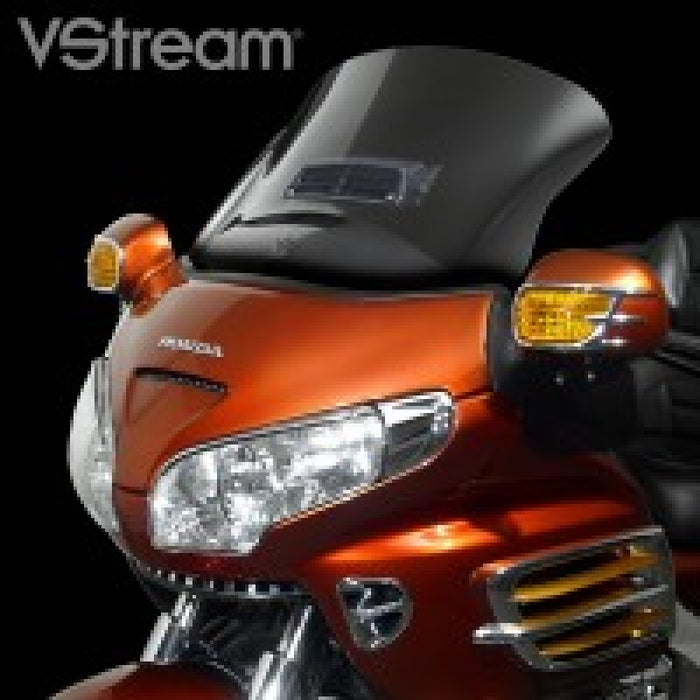 National Cycle - 01-17 Honda GL1800/ABS-w/Vents- V Stream/Wave Mid/Std. Windshield - Clear (N20012A)