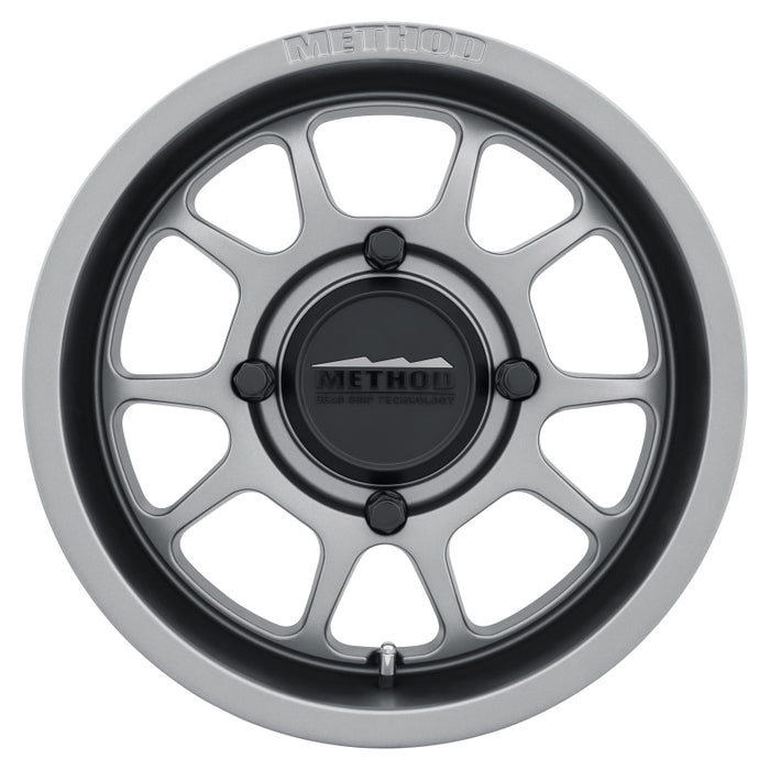 Method MR409 Bead Grip 15x7 / 5+2/38mm Offset / 4x156 / 132mm CB Steel Grey Wheel MR40957046452