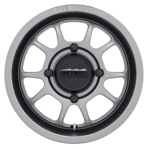 Method MR409 Bead Grip 15x8 / 4+4/0mm Offset / 4x136 / 106.25mm CB Steel Grey Wheel MR40958047444