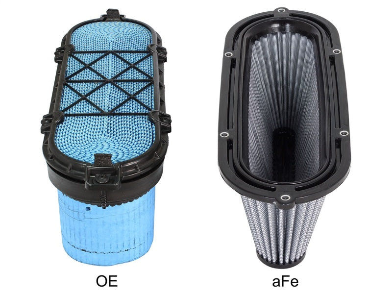 aFe MagnumFLOW Air Filters OER Pro Dry S 08-13 Chevrolet Corvette (C6) 6.2L V8 11-10118