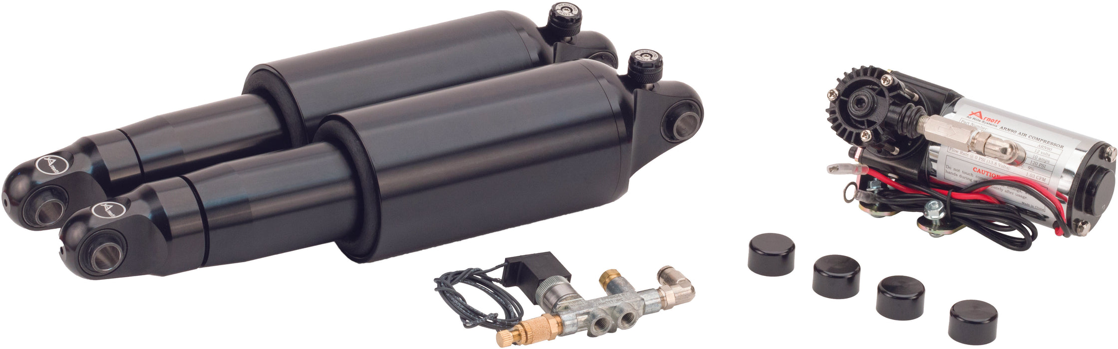 Arnott Air Shocks Fox Series Blk 09-Up Flh/Flt W/Rebound MC-2904