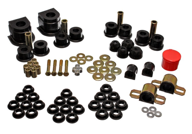 Energy Suspension 86-91 Mazda RX7 Black Hyper-Flex Master Bushing Set 11.18101G