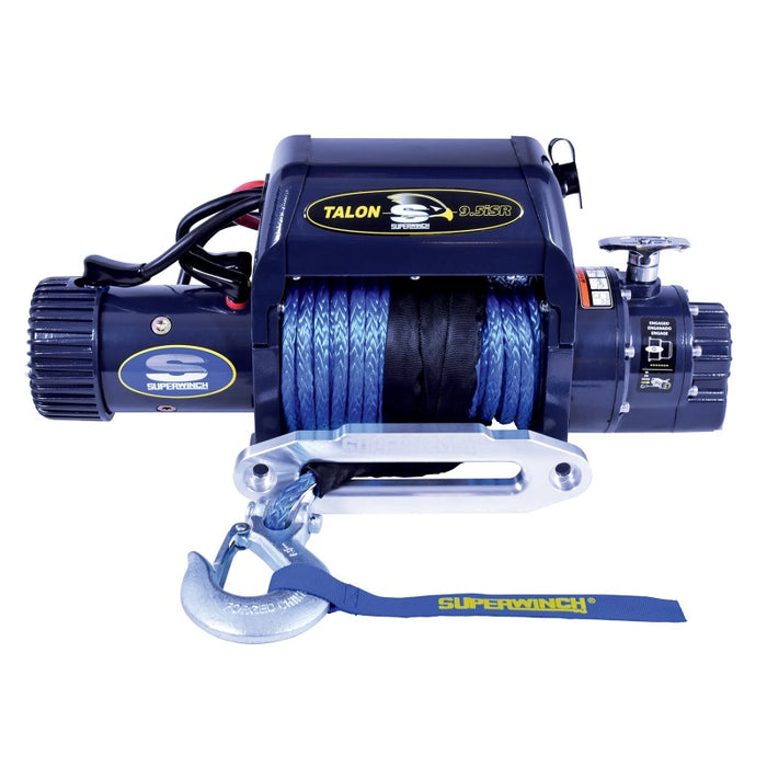 Superwinch 9500 LBS Integrated 12V DC 3/8in x 80ft Synthetic Rope Talon 9.5iSR Winch 1695211