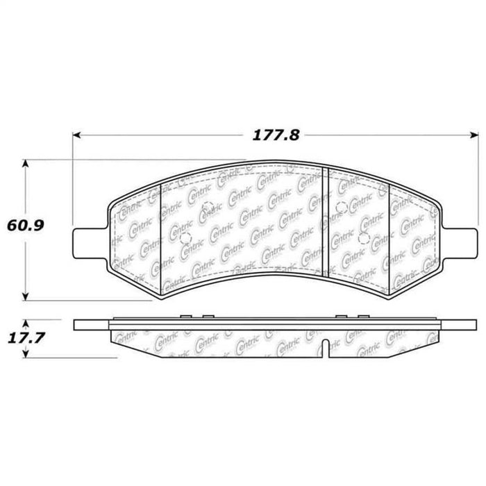 StopTech 06-17 Compatible with Dodge Ram 1500 Street Performance Front Brake Pads 308.1084