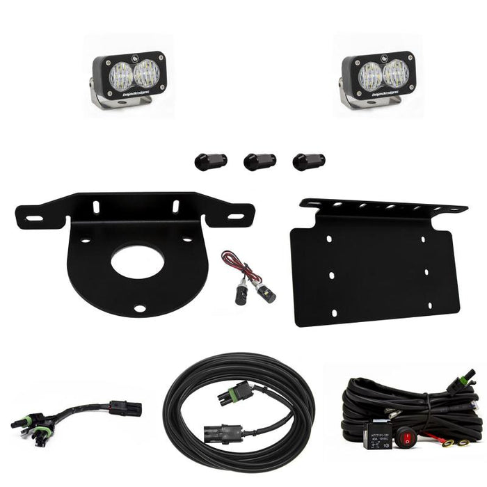 Baja Designs 2021+ Ford Bronco Dual S1 Sport W/C Reverse Kit w/Lic Plate w/Upfitter 447765UP