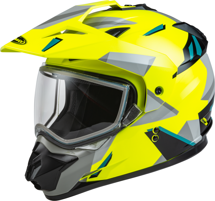 Gmax A2114687 Gm-11S Ripcord Adventure Snow Helmet Hi-Vis/Grey/Blue XL