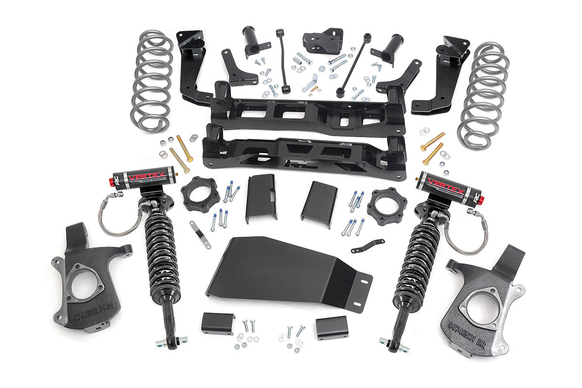 Rough Country 7 Inch Lift Kit Vertex Coilovers Fits Chevy/GMC Suv 1500 (07-14) 28750