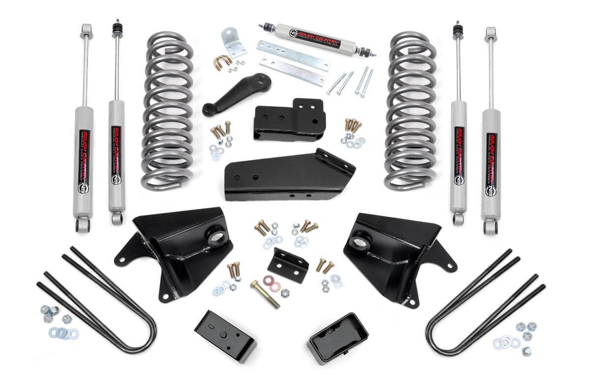 Rough Country 4 Inch Lift Kit Fits Ford F-150 2WD (1980-1996) 46730