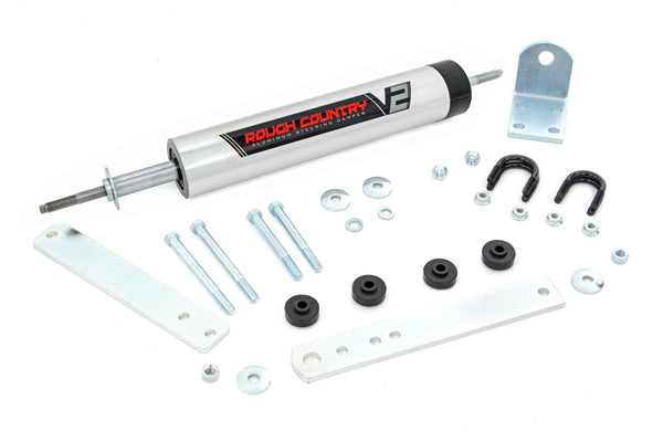 Rough Country V2 Steering Stabilizer Fits Ford Bronco/F-150/F-250 (1980-1998) 8734270