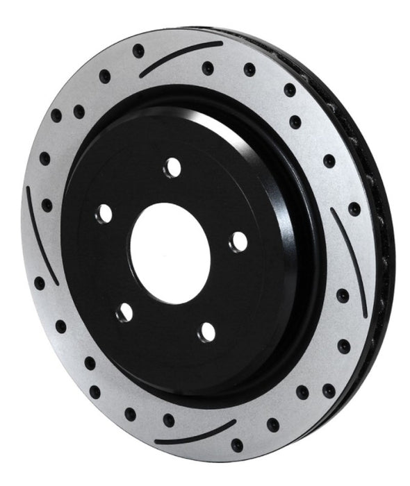 Wilwood Rotor-Rear-SRP-C5/C6 Vette-LH-BLK 12.00 x 1.03 5 x 4.75in 160-14041-BK