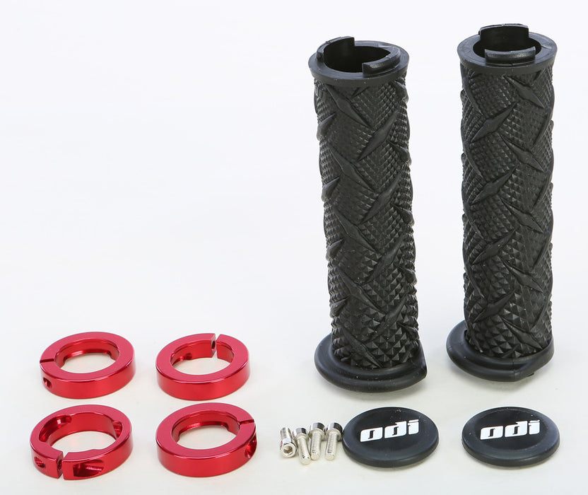 Odi Atv X-Treme Lockon Grip Black/Red J30XTB-R