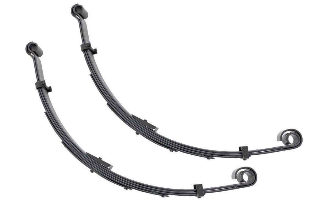 Rough Country Rear Leaf Springs 6" Lift Pair compatible with Jeep Wrangler Yj 4Wd (87-95) 8016Kit